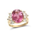 Absolutely Unique Design Pink Spinel Ring 6.49cts  - sold