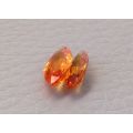 Natural Heated Orange Sapphire Pair 2.27 carats 