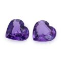 Natural Unheated Purple Sapphire Pair 4.01 carats with GIA Report 