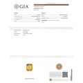 Natural Yellow Sapphire 4.03 carats / GIA Report 