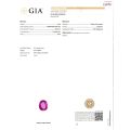 Natural Heated Pink Sapphire 4.11 carats with GIA Report