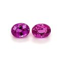 Natural Pink Sapphire Matching Pair 4.39 carats with GIA Report