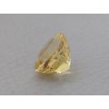 Natural Unheated Yellow Sapphire yellow color cushion shape 5.51 carats with GIA Report
