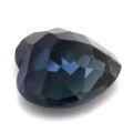 Natural Unheated Teal Greenish Blue Sapphire heart shape 5.12 carats with GIA Report