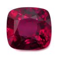 Natural Heated Ruby Purplish Red color Cushion shape 5.56 carats with GIA Report