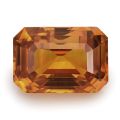 Natural Orange Sapphire 6.07 carats with GIA Report