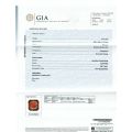 Orange Sapphire 6.44cts GIA Certified