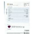 6.59cts GIA CERTIFIED RED PURPLE SAPPHIRE 