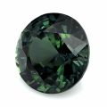 Natural Unheated Teal Green-Blue Sapphire green-blue color round shape 7.34 carats with GIA Report