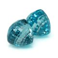 Natural Blue Zircon Matching Pair 7.99 carats