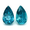 Natural Blue Zircon Matching Pair 9.47 carats