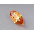 Natural Imperial Topaz orangy yellow color marquise shape 2.86 carats