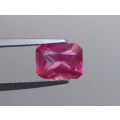 Natural Unheated Pink Sapphire purplish pink color octagonal shape 1.69 carats with GIA Report / video