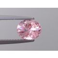 Natural Heated Padparadscha Sapphire orange-pink color oval shape 1.93 carats with GIA Report / video
