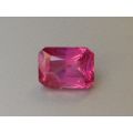 Natural Unheated Pink Sapphire purplish pink color octagonal shape 1.69 carats with GIA Report / video