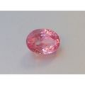 Natural Unheated Padparadscha Sapphire pink-orange color oval shape 3.03 carats with GIA Report - sold