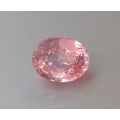 Natural Unheated Padparadscha Sapphire orange pink oval shape 2.70 carats with GIA Report