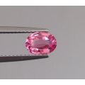 Natural Heated Padparadscha Sapphire orangy-pink color oval shape 0.81 carats with GRS Report - sold