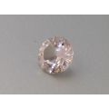 Natural Heated Pink Sapphire very light natural pink color round shape 1.21 carats - sold