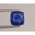 Natural Heated Blue Sapphire blue color cushion cut 2.88 carats