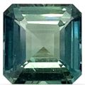 Natural Unheated Teal Greenish Blue Sapphire octagonal shape 2.17 carats with GIA Report