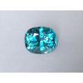 Natural Zircon blue color cushion shape 12.68 carats
