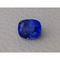 Natural Unheated Blue Sapphire blue color great luster cushion cut 2.81 carats with GIA Report / video - sold