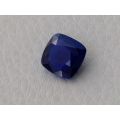 Natural Unheated Blue Sapphire dark blue color cushion cut 2.76 carats with GIA Report
