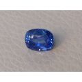 Natural Unheated Blue Sapphire blue color great luster cushion cut 2.96 carats with GIA Report / video - sold