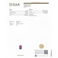 Natural Purple Sapphire 2.82 carats with GIA Report