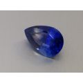 Natural Heated Blue Sapphire blue color pear shape 3.17 carats with GIA Report / video