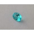 Paraiba Tourmaline green-blue color oval shape 0.31 carats with GIA Report