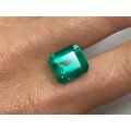 Natural Emerald octagonal 6.58 carats GIA Report / video