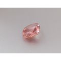 Natural Heated Padparadscha Sapphire pinkish-orange color cushion shape 1.16 carats with GRS Report