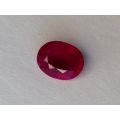 Natural Heated Ruby red color oval shape 2.68 carats with GIA Report