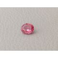 Natural Heated Padparadscha Sapphire orange-pink color oval shape 1.44 carats with GRS Report