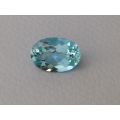 Natural Aquamarine light blue color oval shape 6.50 carats