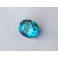 Natural Zircon blue color oval shape 11.38 carats