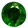 Natural Russian Demantoid Garnet with 'horse tail' inclusions 0.81 carats / GIA Report