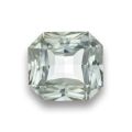 Natural Heated White Sapphire near coloress octagonal shape 3.27 carats with GIA Report  