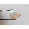 Black Boulder Opal multi color pear shape 5.50 carats - sold GSN on February