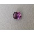 Natural Unheated Purple Sapphire purple color cushion shape 4.06 carats with GIA Report