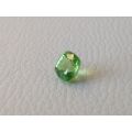 Natural Tsavorite light  green color cushion shape 3.28 carats / video