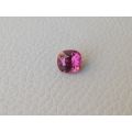 Natural Heated Pink Sapphire purplish pink color cushion shape 2.52 carats with GIA Report