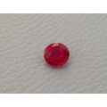 Natural Unheated Ruby purplish red color oval shape 3.03 carats with GIA Report / video
