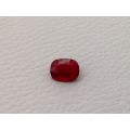 Natural Unheated Ruby red color cushion shape 2.52 carats with GIA Report / video