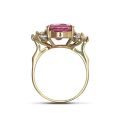 Absolutely Unique Design Pink Spinel Ring 6.49cts  - sold