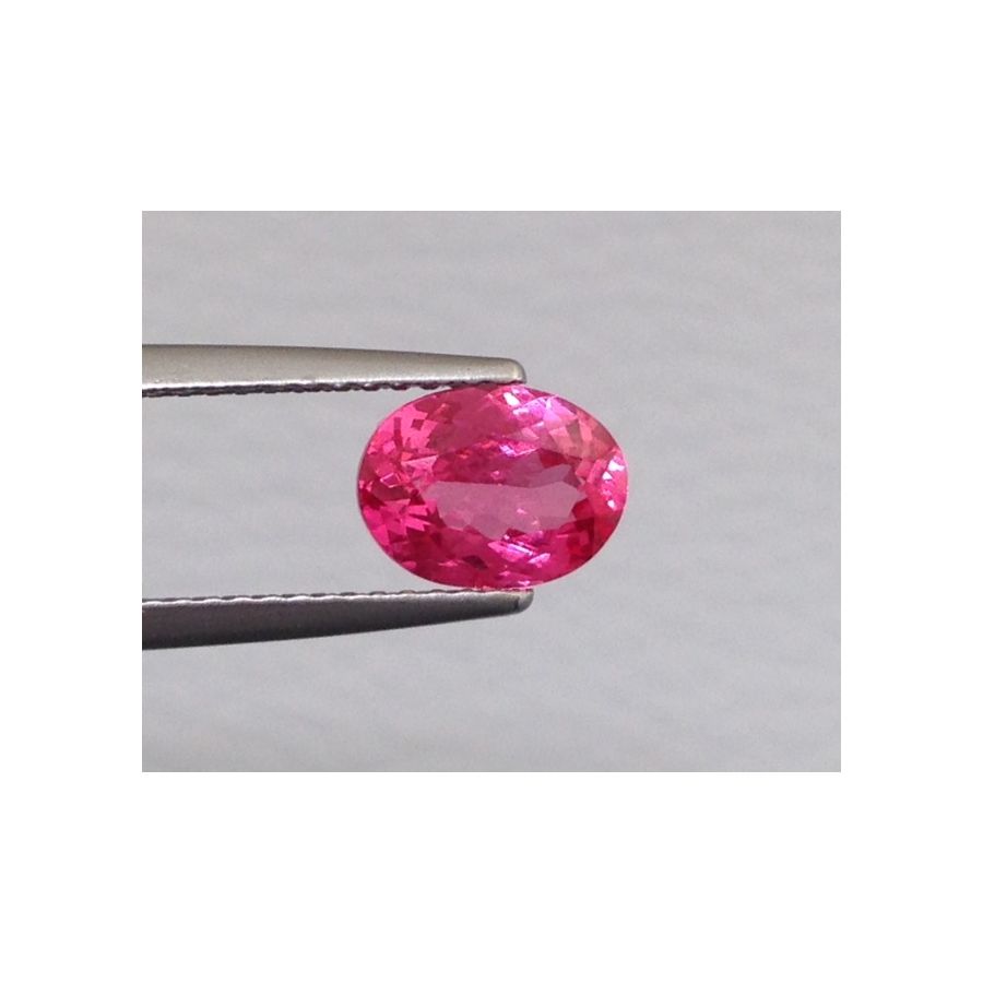 Natural Neon Pink Spinel pink color oval shape 1.41 carats