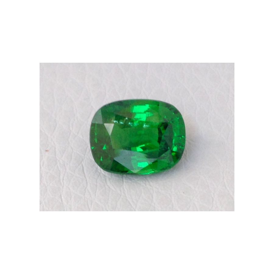 Natural Tsavorite green color cushion shape 3.43 carats / video