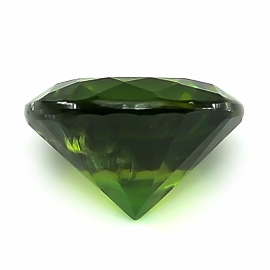 Natural Russian Demantoid Garnet with 'horse tail' inclusions 0.63 carats / GIA Report